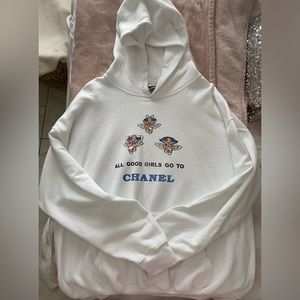 White Powerpuff Hoodie